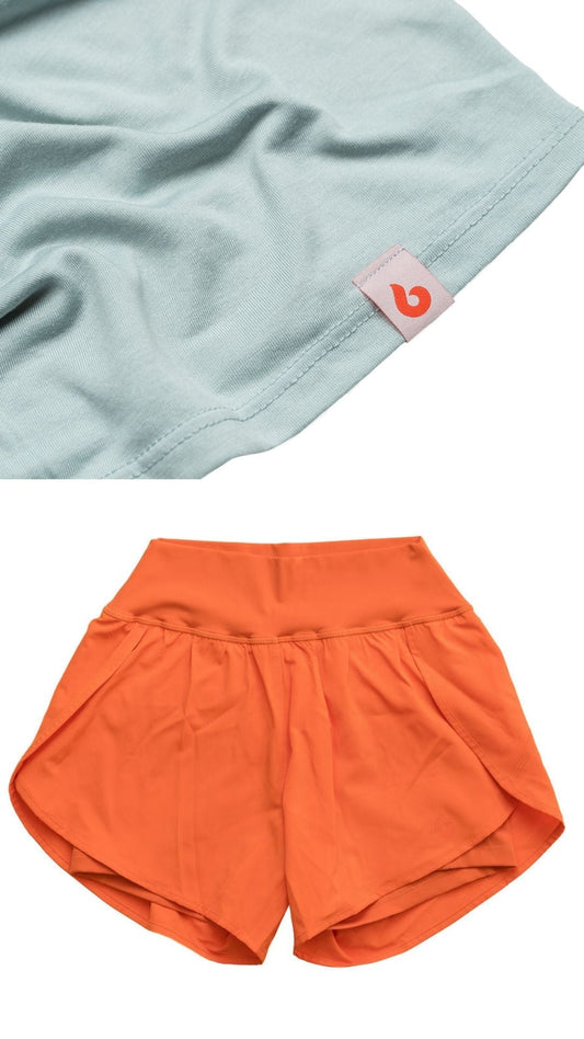 TS12 - Orange and Mint Green