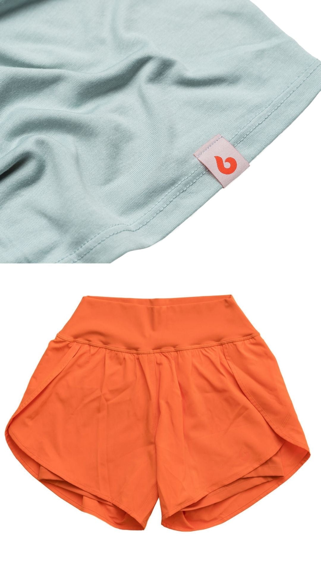 TS12 - Orange and Mint Green