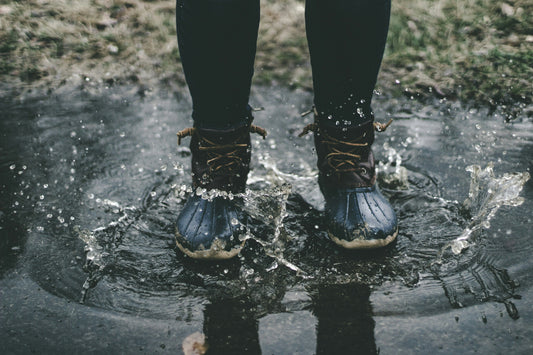 It's raining, it's pouring...it's a lesson I learned in the rain today